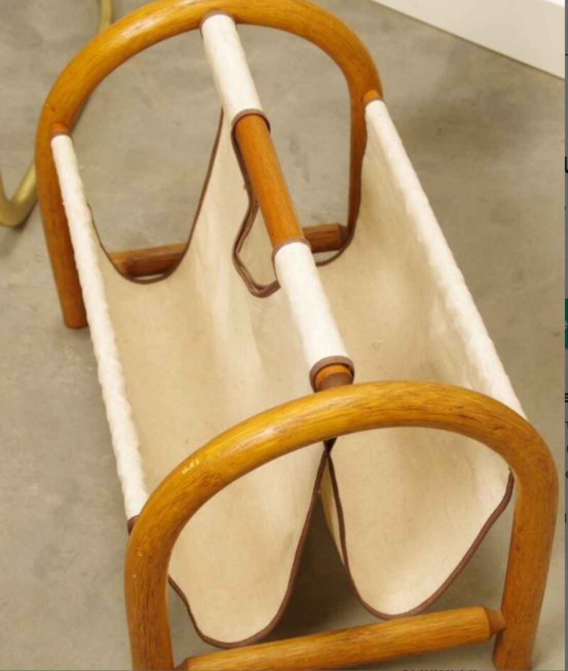Vintage wooden magazine racks