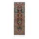 1970s Vintage Turkish Oushak Handmade Wool Cotton Brown Runner Rug 96x301