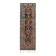1970s Vintage Turkish Oushak Handmade Wool Cotton Brown Runner Rug 96x301