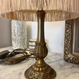 Vintage Brass Bedside Lamps
