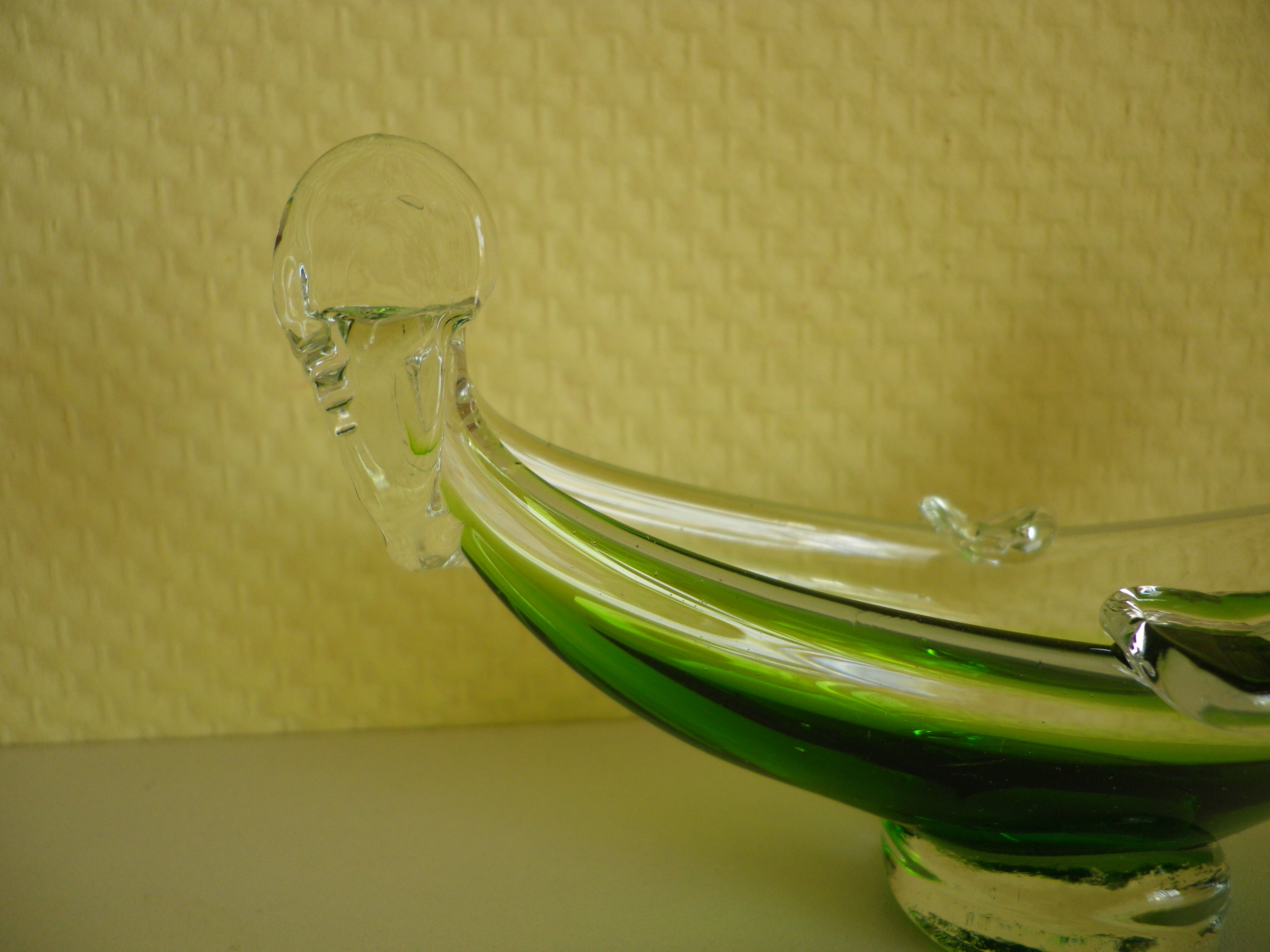 Murano glass ashtray in the shape of a gondola - Italy