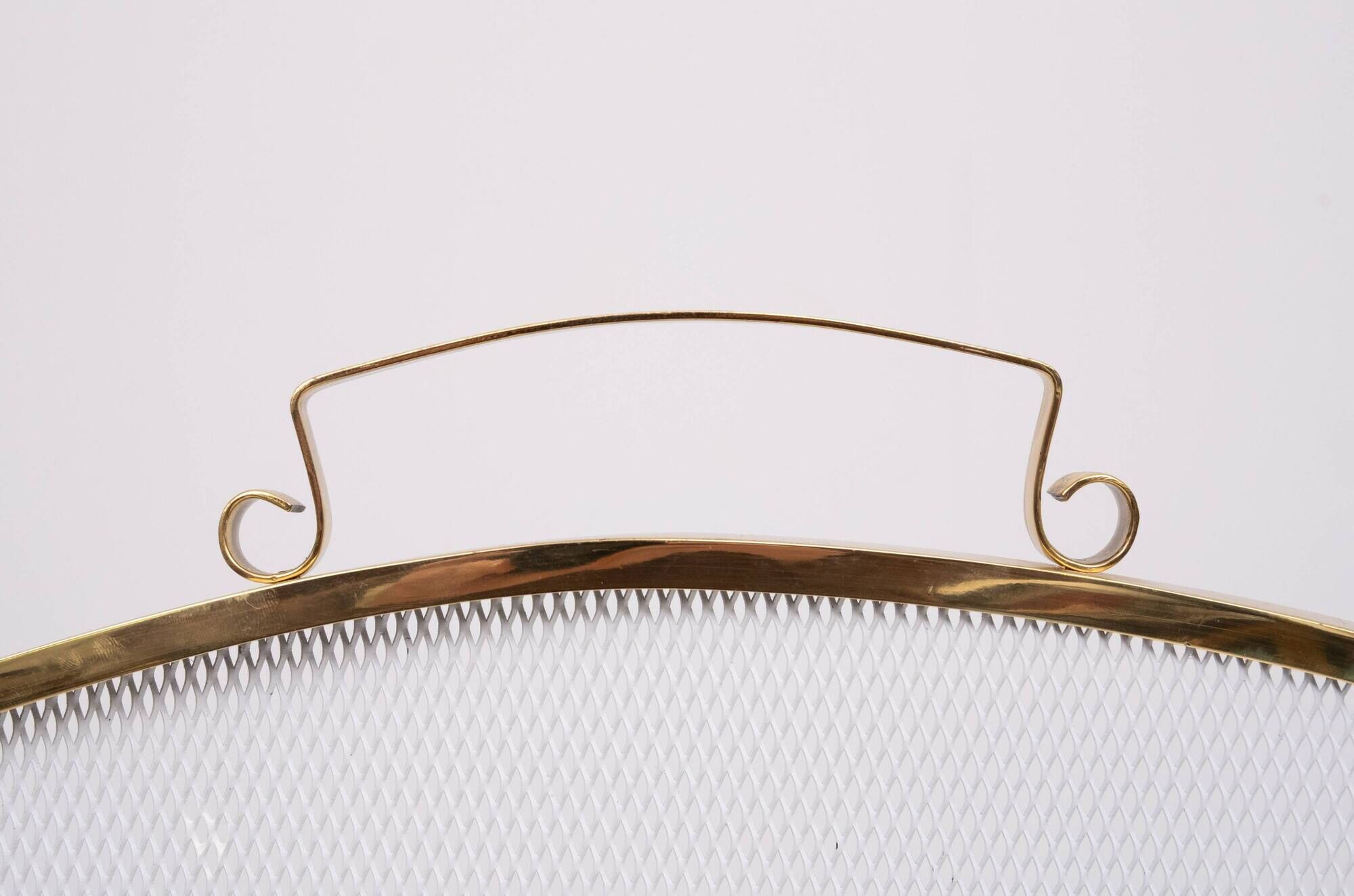Hollywood Regency Brass Fire screen 1970s France