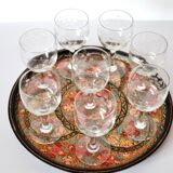 Service de  verres anciens