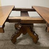 Pedestal Table With Bandeau In Walnut From The Early 20th Century