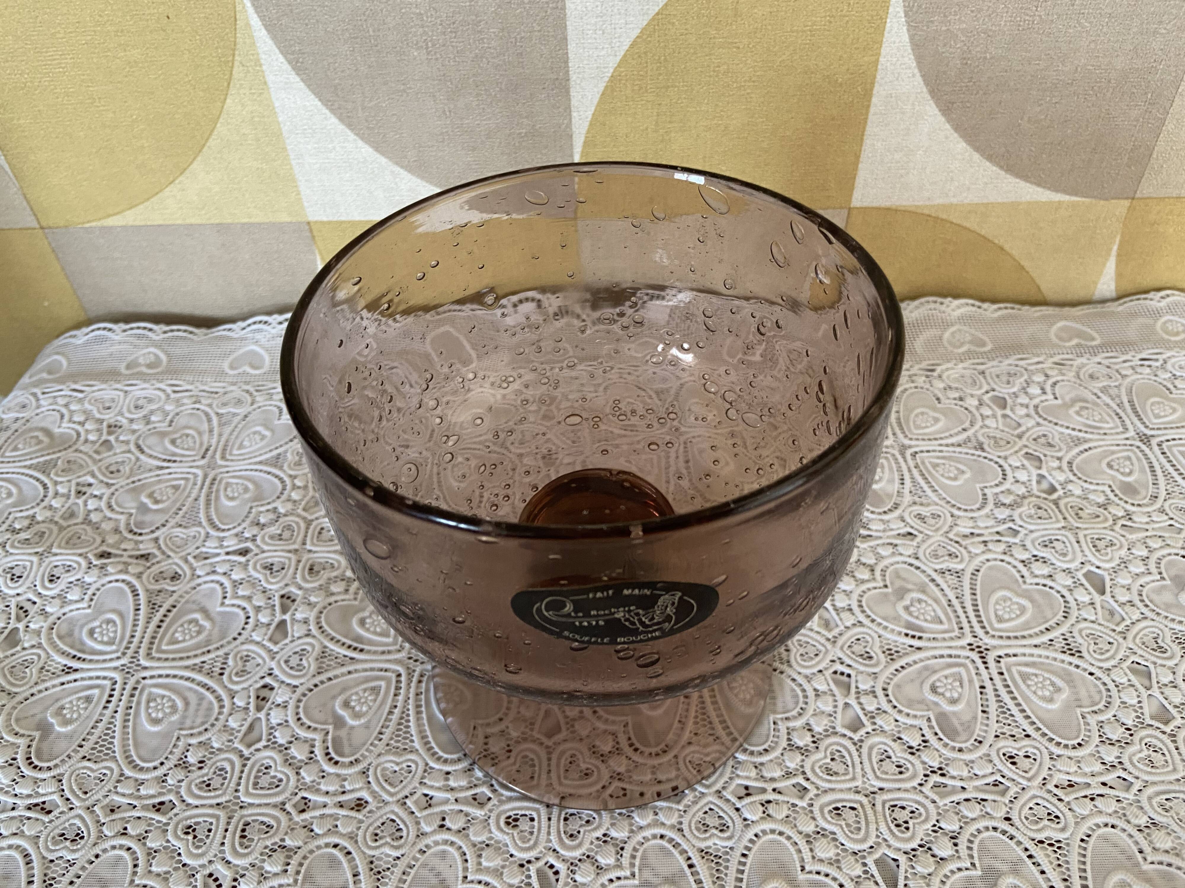 Vide poche en verre soufflé