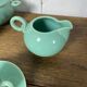 Celadon green coffee service