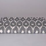 Ikat Gray Tablecloth Or Cover