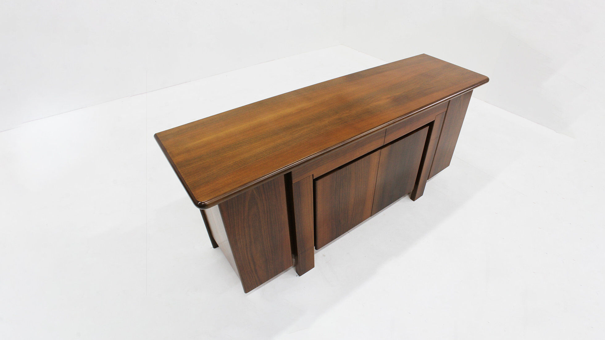 Vintage Italian walnut sideboard 1960s