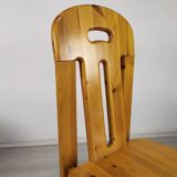 4 vintage pine chairs mountain shawl