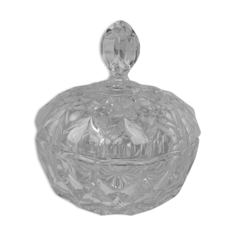 Cut crystal sugar bonbonnière