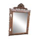 Old large carved wooden mirror 62/93