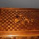 Set of Four Nesting Tables in Flower Marquetry circa 1900