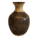 Danish designed vase in hares fur glaze from the 1960s.
