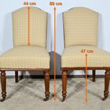 Pair of Cuban Mahogany Chairs, Restoration Period – Early 19th Century