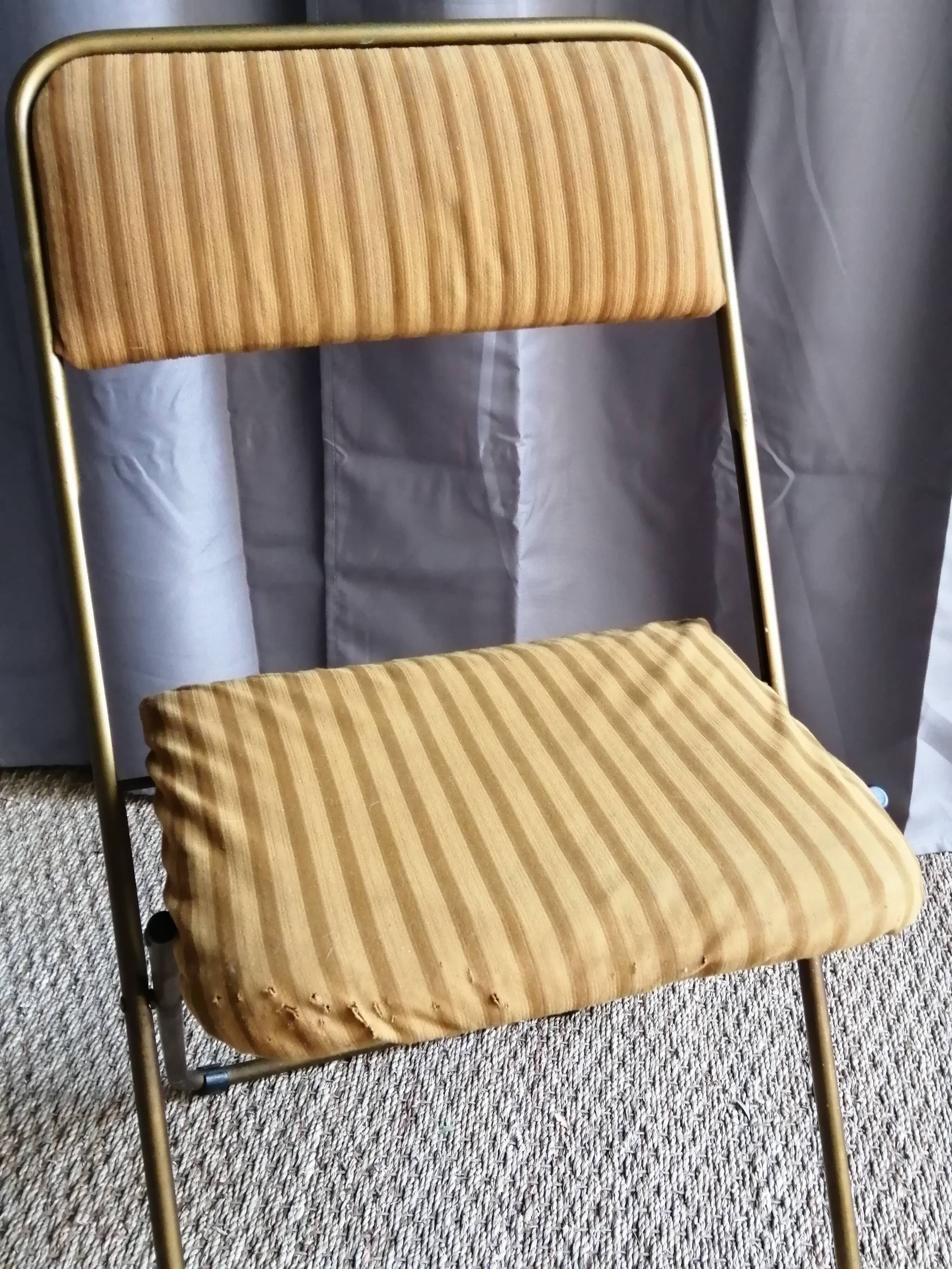 Chaise vintage "style lafuma"