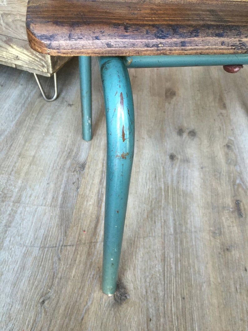 Banc d'école industriel Mullca 1960s