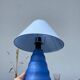 Lampe en verre bleu 1990