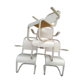 Quatre chaise design 1960