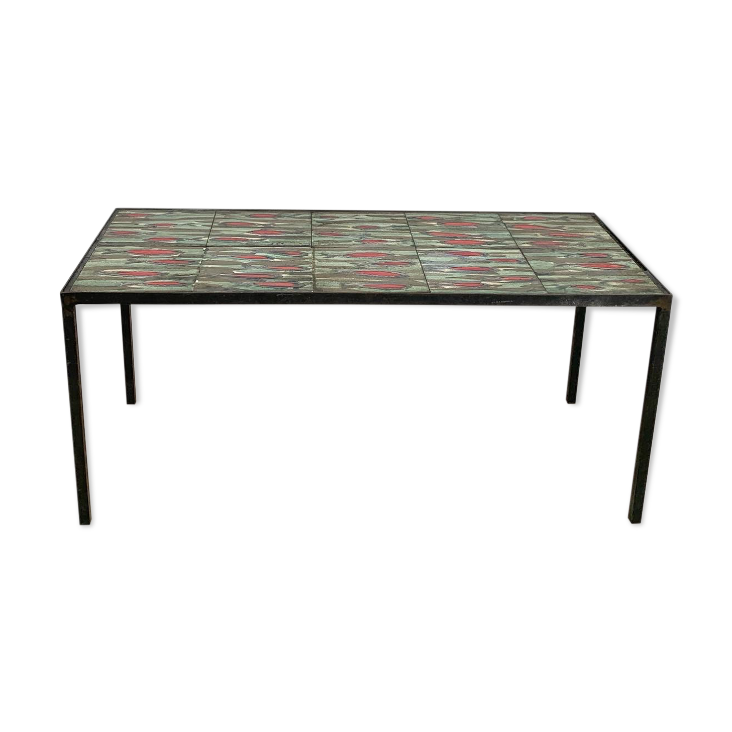 Vintage earthenware coffee table