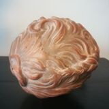 Children's bust in terracotta