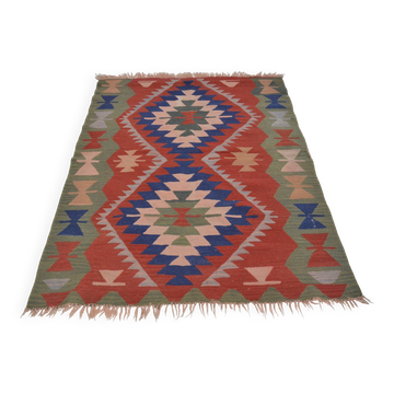Small Vintage Multicolour Kilim Rug sku 1663
