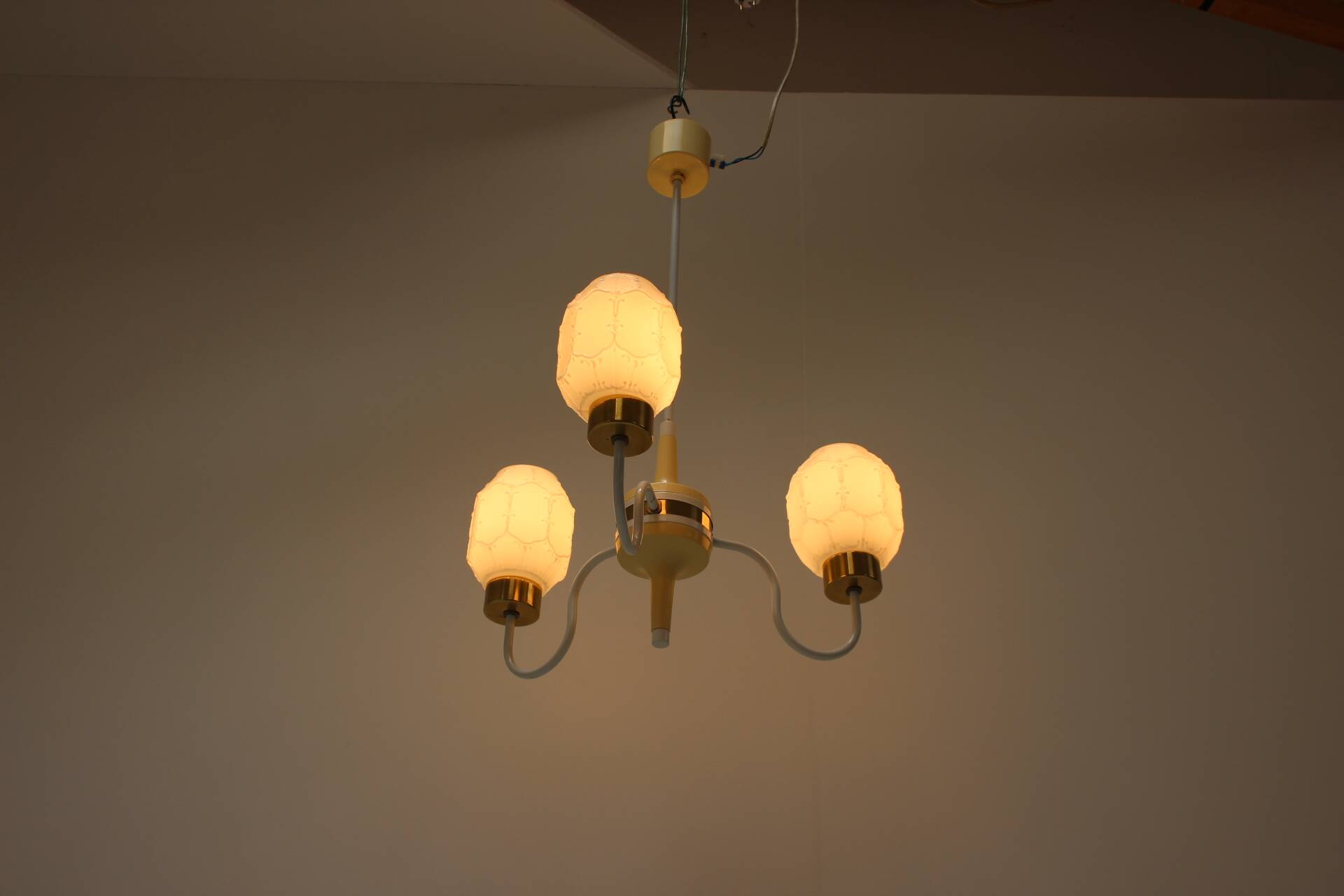 Mid-Century Chandelier by Instala Jilove U Decina, 1970's, Czechoslovakia