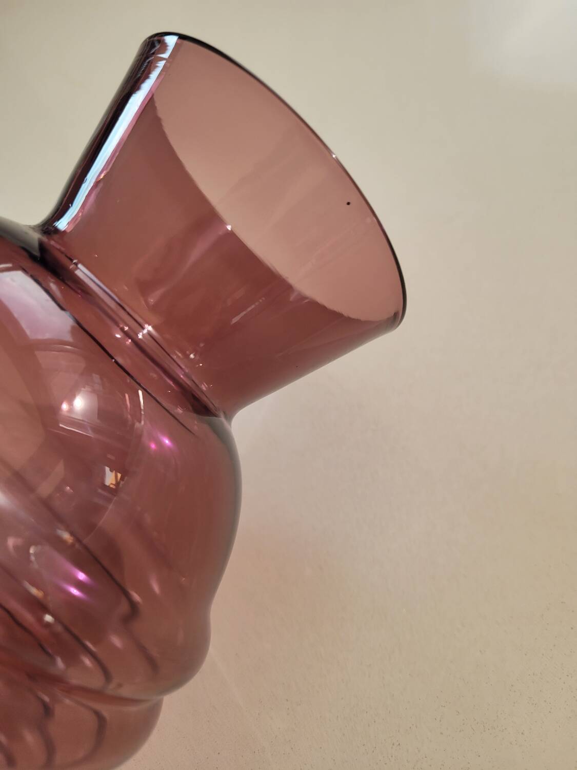 Art Deco style glass vase