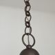 Five-light Flemish chandelier in silver-plated metal 5181