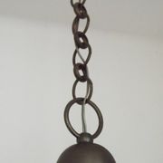 Five-light Flemish chandelier in silver-plated metal 5181