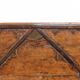Ancient Indian ritual table of the Bajot type, wood and brass – Rajasthan