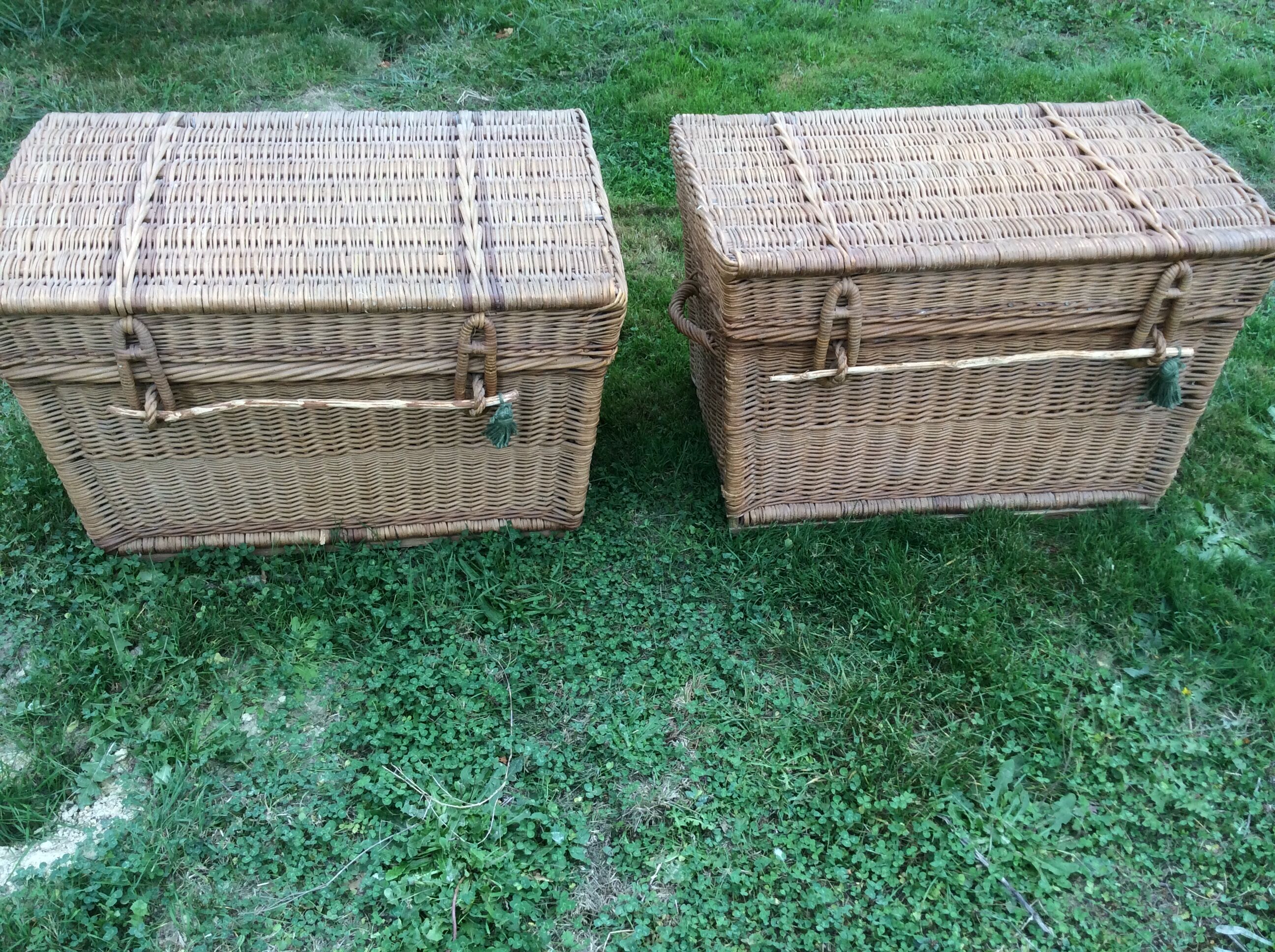 Vintage travel trunks