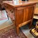 Louis XVI jump commode, 18th century, made of solid walnut.