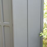 Black parisian wardrobe made of solid wood