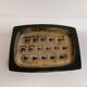 Square ashtray/stoneware bowl with sung glaze from royal copenhagen - designed by jørgen mogensen