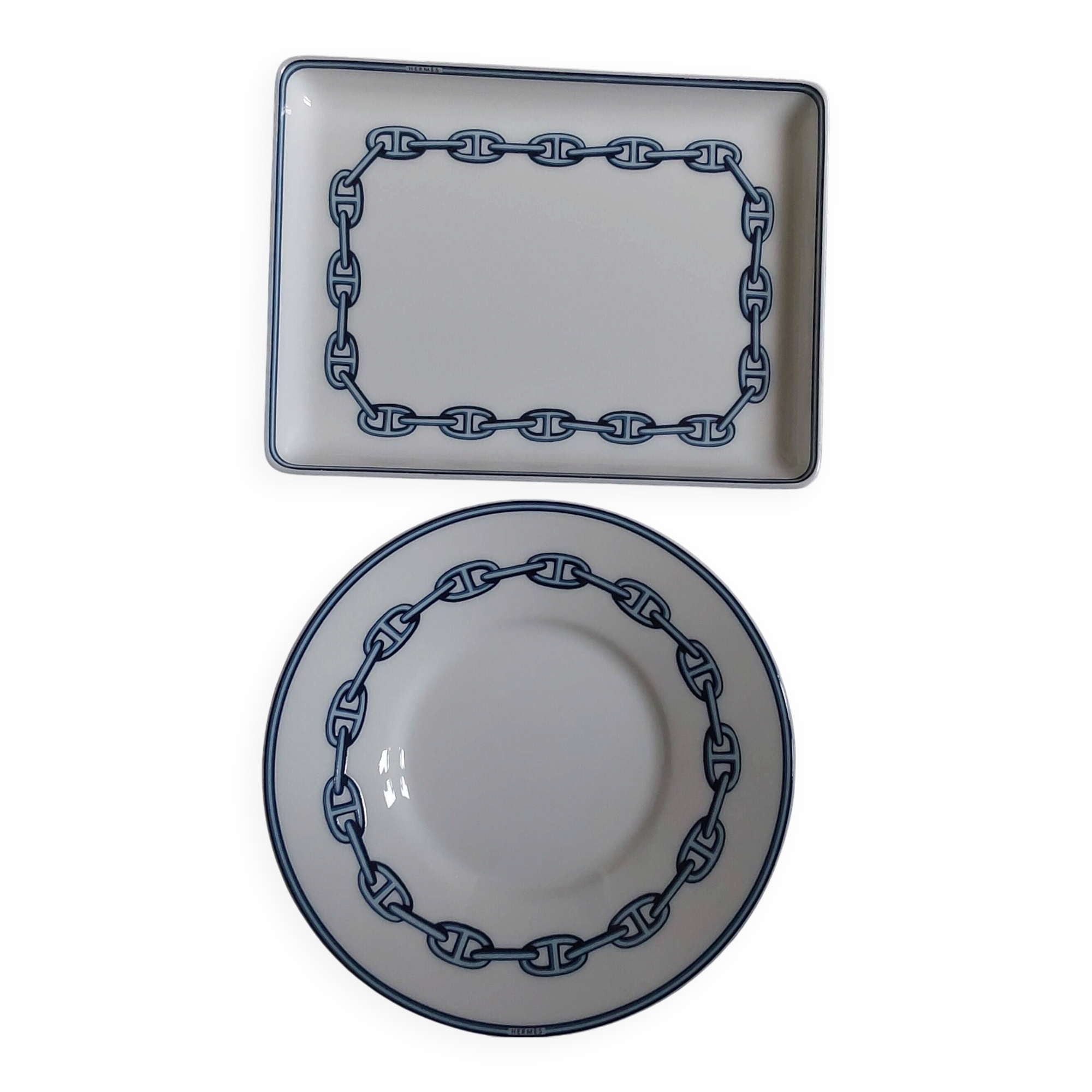Tray and saucer Hermès