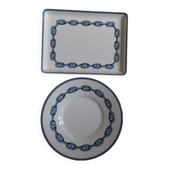 Tray and saucer Hermès