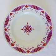Dish on pedestal, ironstone compote dish from the Moulin des Loups and hamage, Madeleine model 2106177