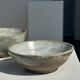 Duo of small brown bowls and speckled glazed ceramic (1top + 1bottom)