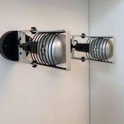 Pair of vintage Sintesi adjustable wall lights, by Gismonti for Artemide, Italy 1975