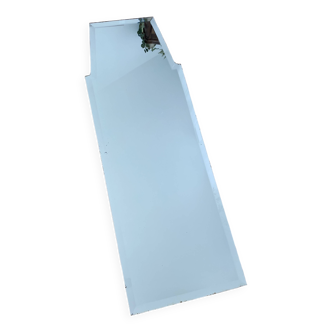 Large Art Deco beveled mirror