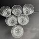 6 Red Wine Glasses – Mouth Blown and Hand Cut Crystal