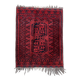 Handmade vintage Afghan Ersari rug 70cm x 89cm 1940s