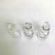 Set of 3 apothecary bottles
