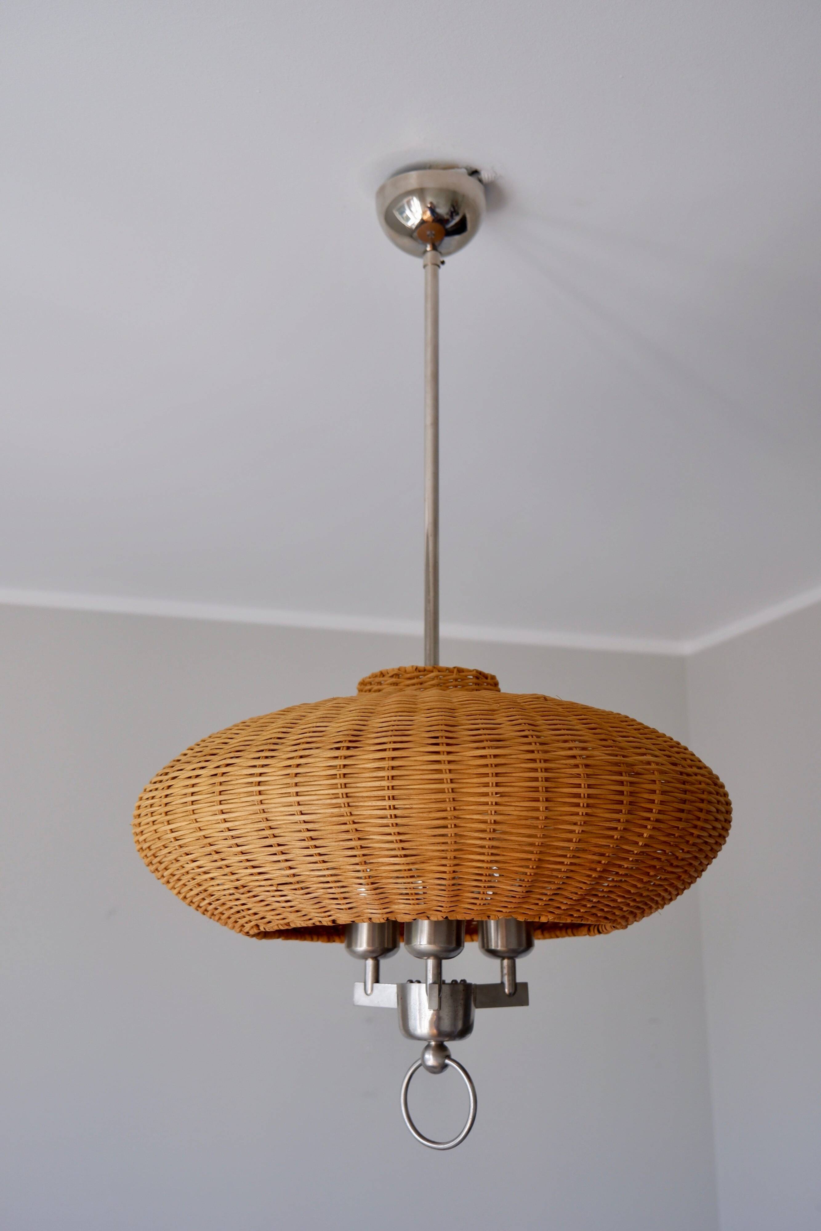 Paavo Tynell, model 1355 ceiling lamp manufactured by Taito in the 1940s