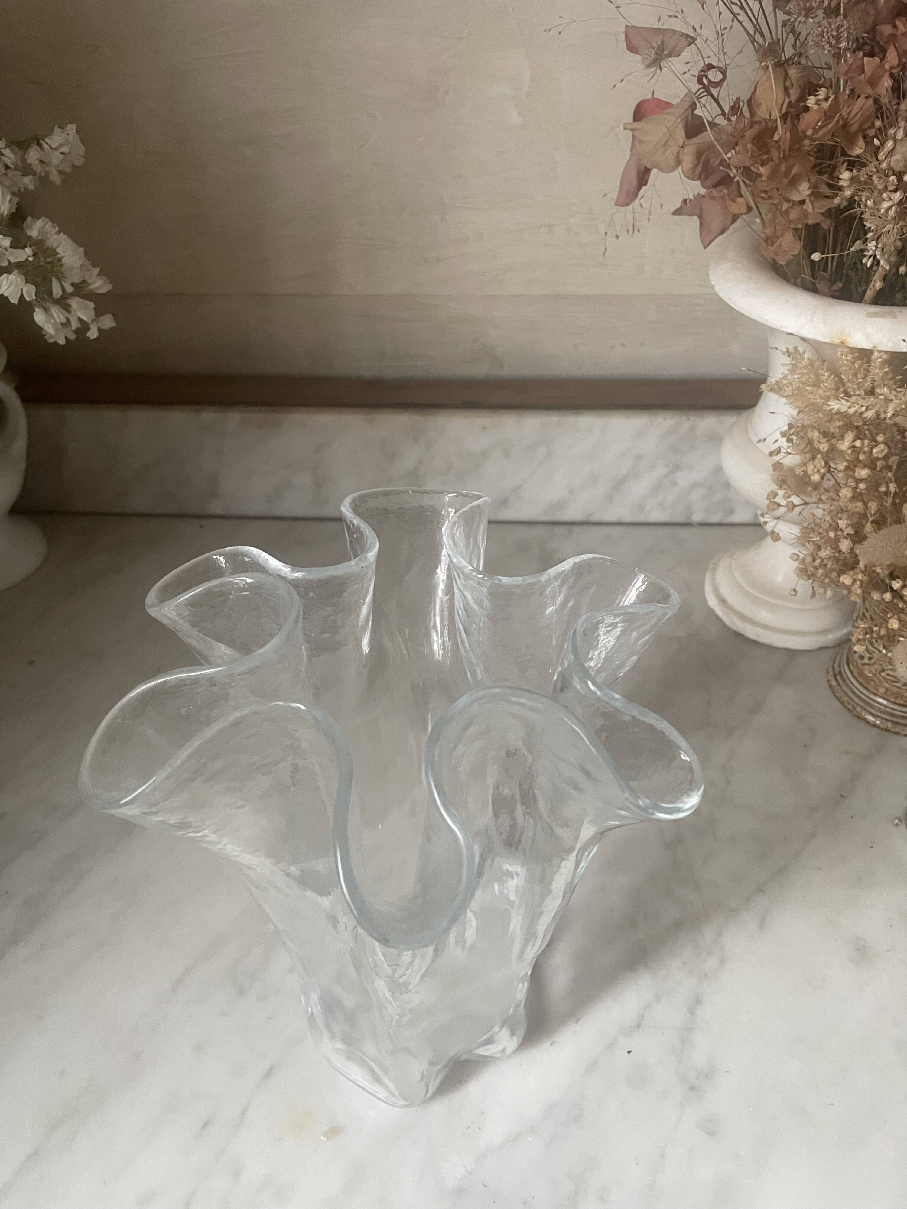 Scandinavian vintage handkerchief vase Muurla