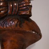 Bust of a young man in antique plaster.