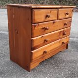 Commode pin massif 1980