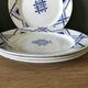 Lot de 4 assiettes plates Moulin des Loups et Hamage modèle Rivoli
