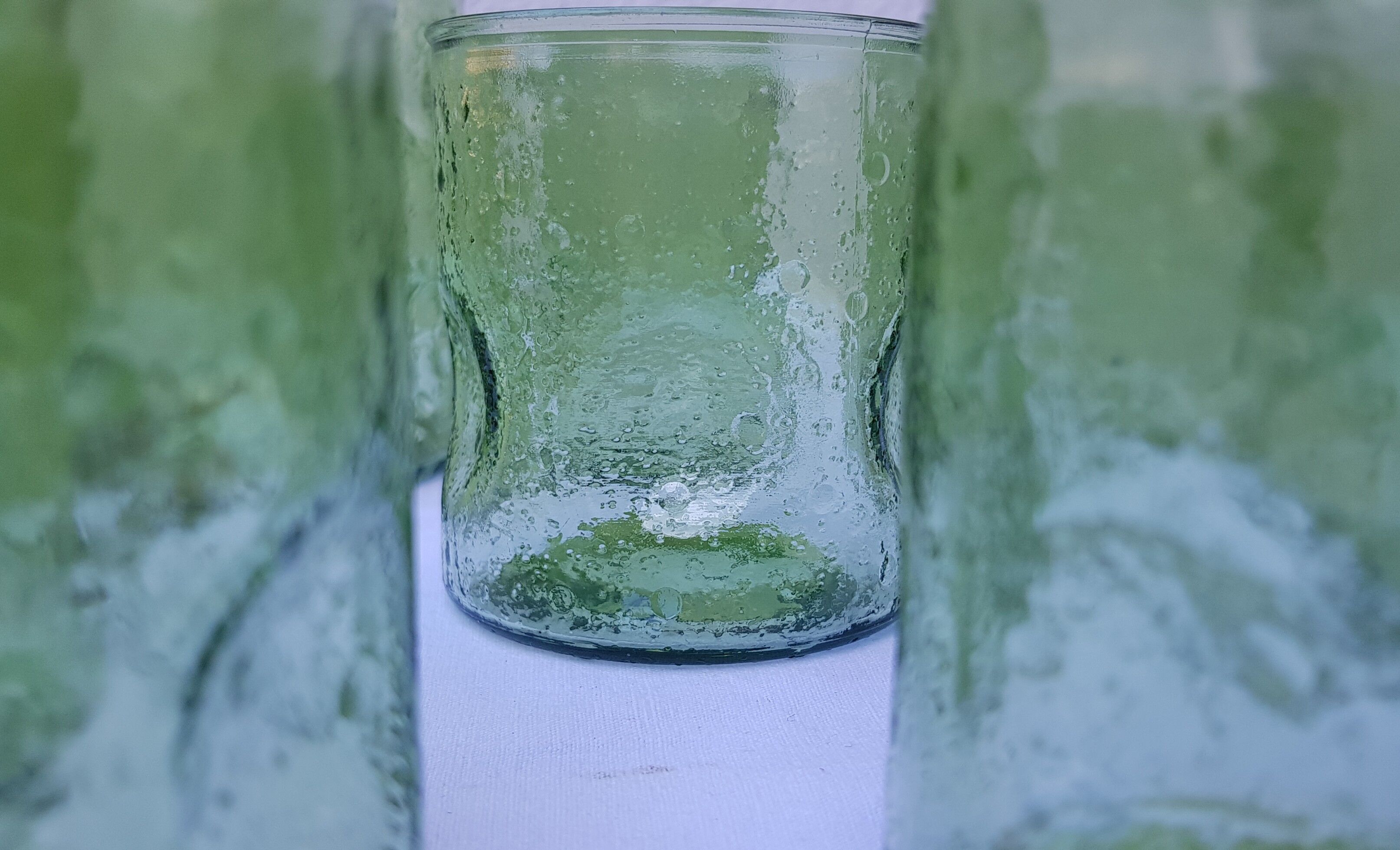 Ensemble verres et carafe cratère lunaire 70