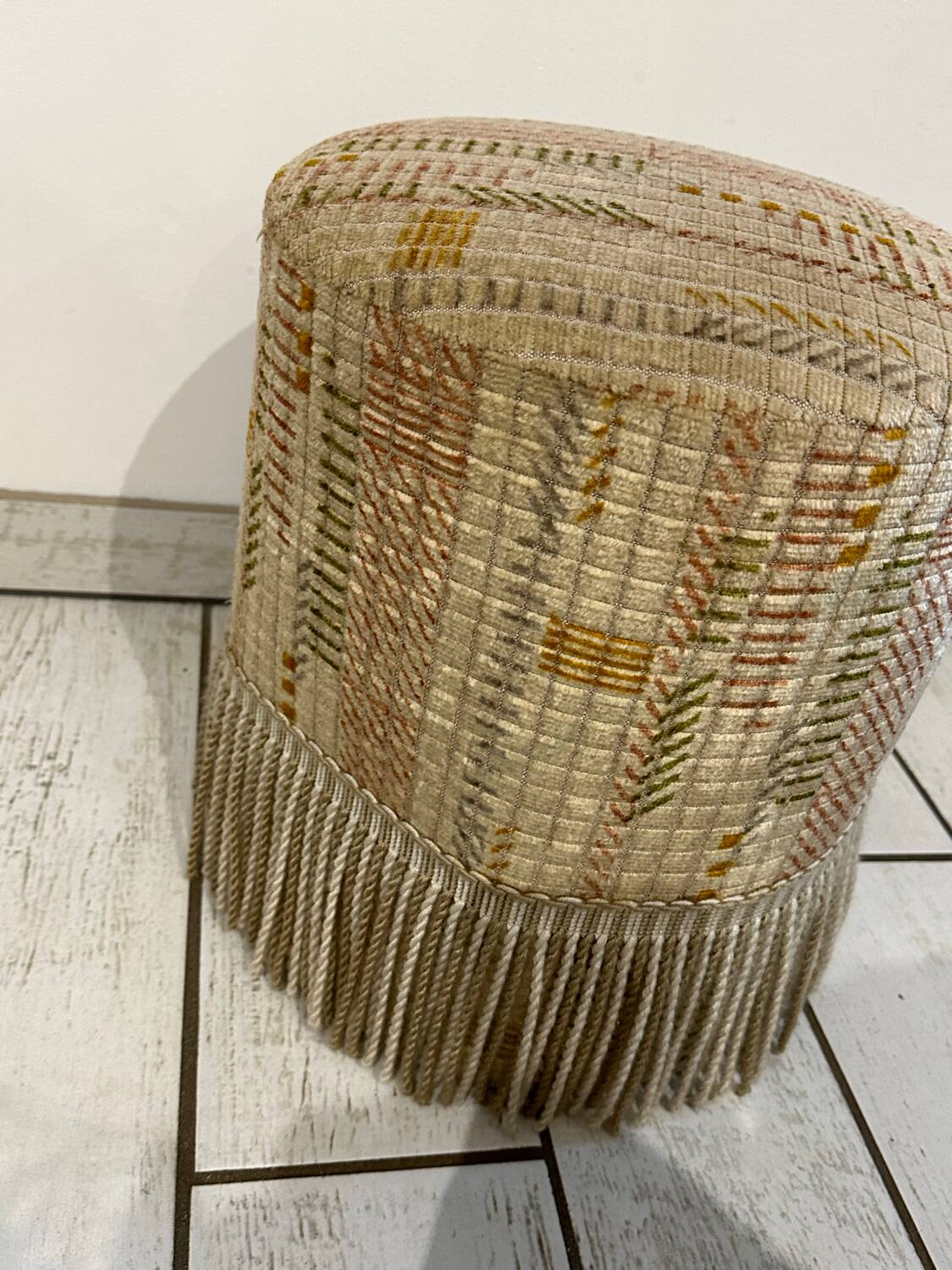 Vintage toad footstool